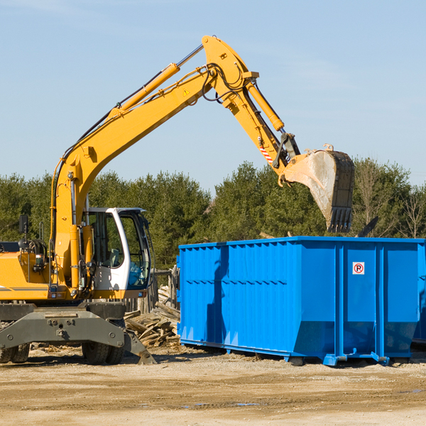 what happens if the residential dumpster is damaged or stolen during rental in Lafferty OH